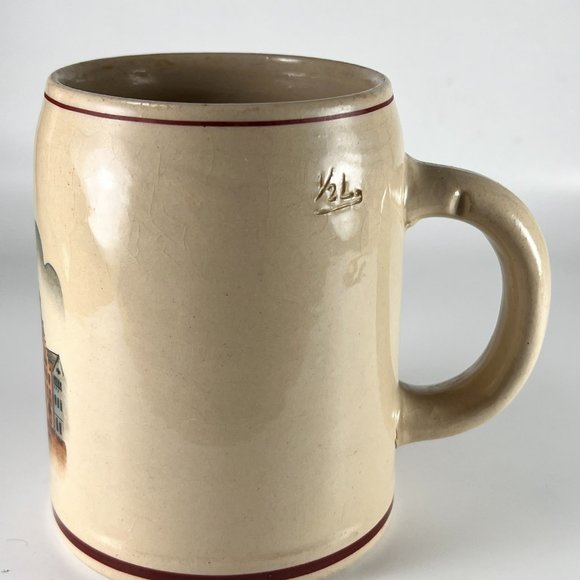 Vtg Frankfurt Romer Beer Stein Mug 1/2L Stoneware German Landmarks Souvenir 20oz - Picture 2 of 13